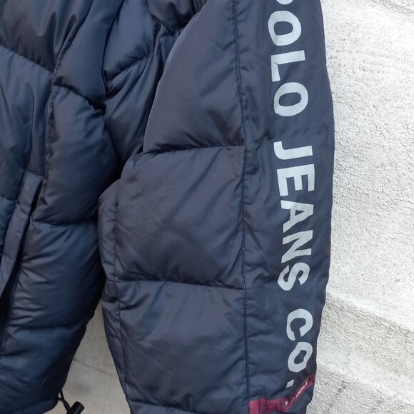 Polo Jeans Co. Reversible (2 in 1)  Down Jacket Vintage  Ralph Lauren (M) - Picture 4 of 16